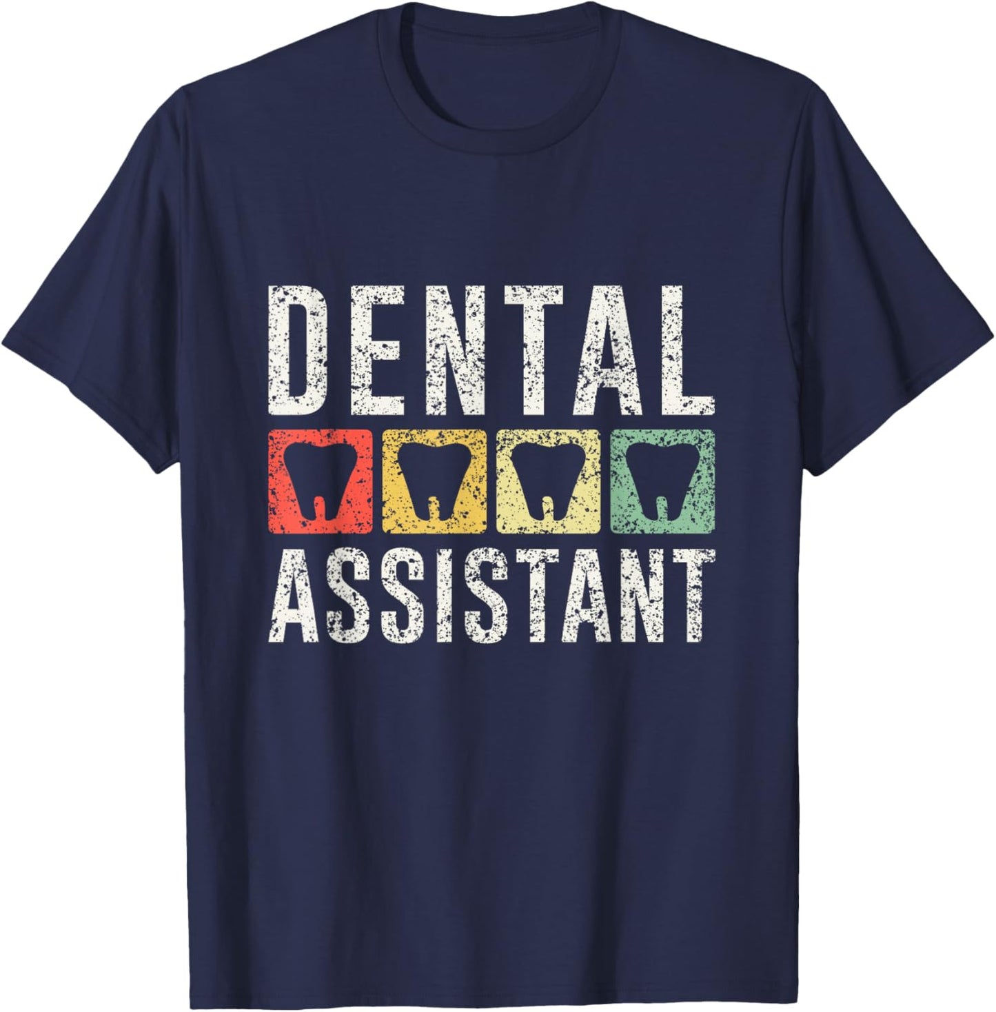 Dental Assistant Teeth Job Women Tooth Dentist Assistant T-Shirt - T-Shirt | Navy