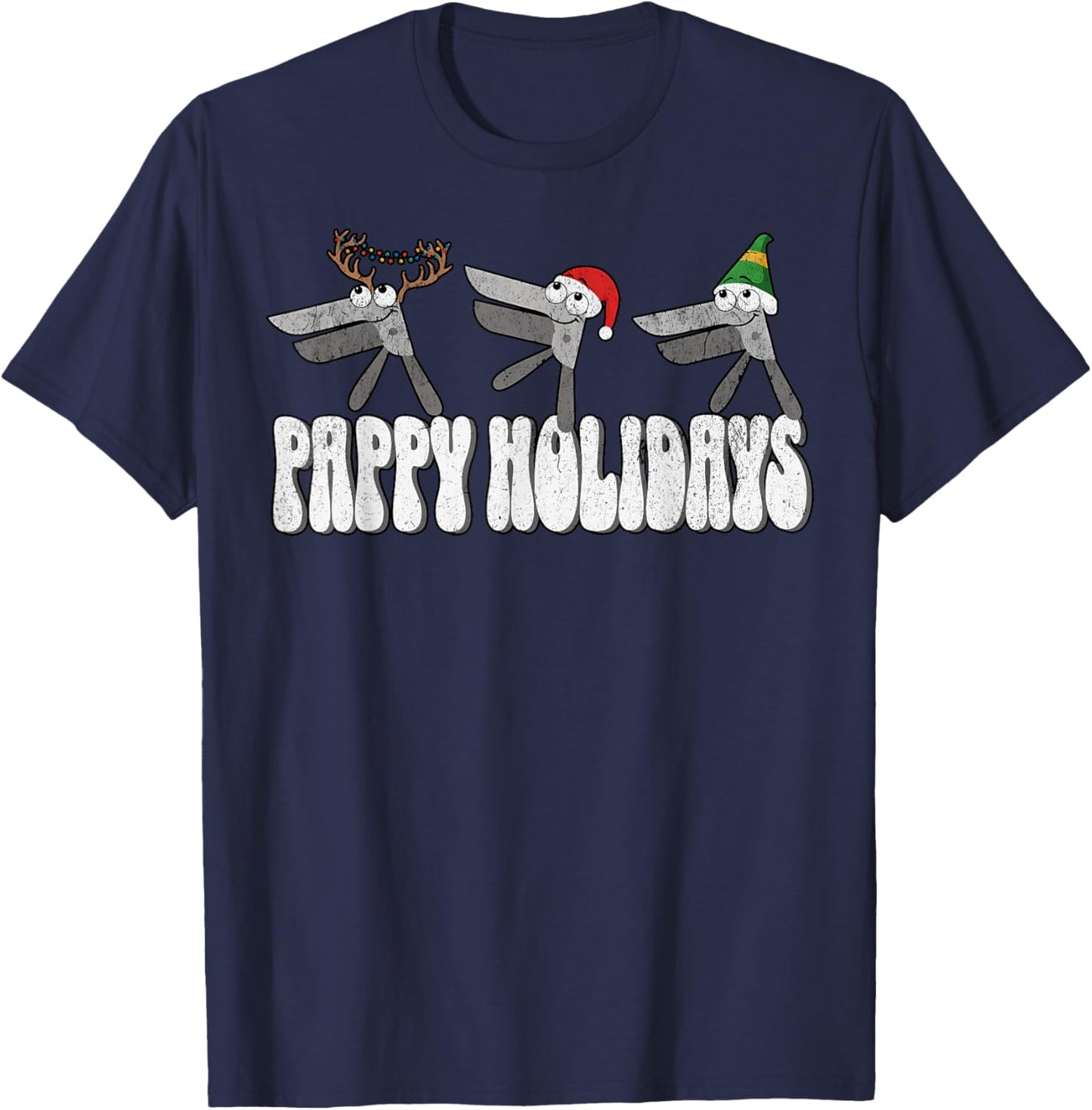 Reindeer Speculum Crew OBGYN Nurse Obstetrics Doula Xmas T-Shirt - T-Shirt | Navy