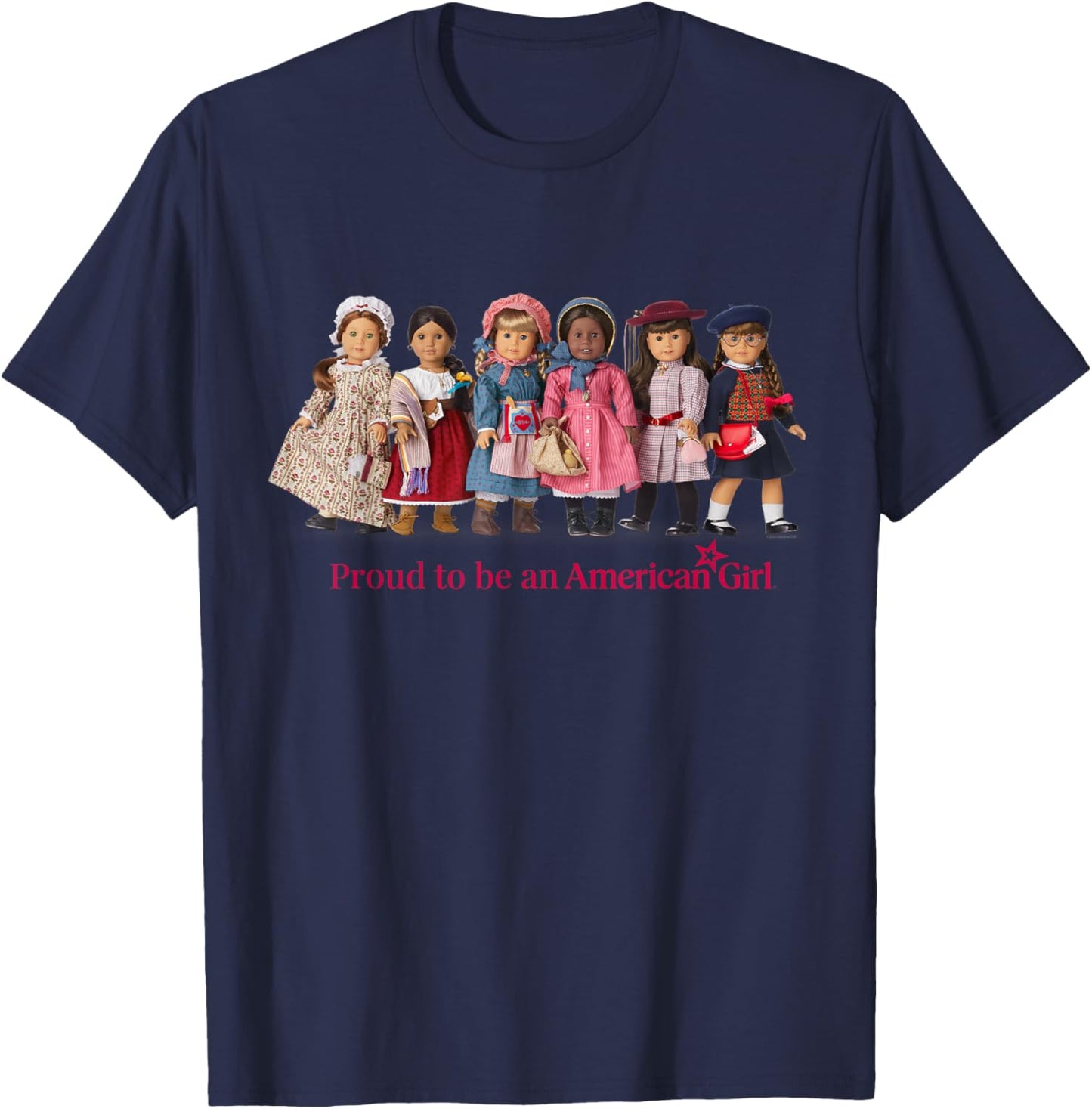 American Girl - Proud to be an American Girl T-Shirt - T-Shirt | Navy