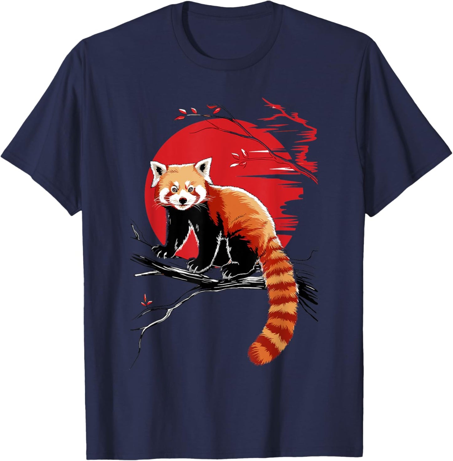Red Panda T-Shirt - T-Shirt | Navy