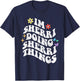 Retro Groovy Im Sherri Doing Sherri Things Funny Mother's T-Shirt - T-Shirt | Navy