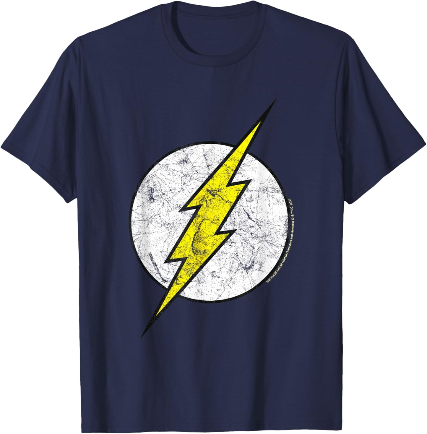 Graphique Vibrant du Symbole du héros Lightning Bolt T-Shirt - T-Shirt | Navy