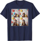 Cute Otter Face River Animal Colorful Sea Otter Birthday T-Shirt - T-Shirt | Navy