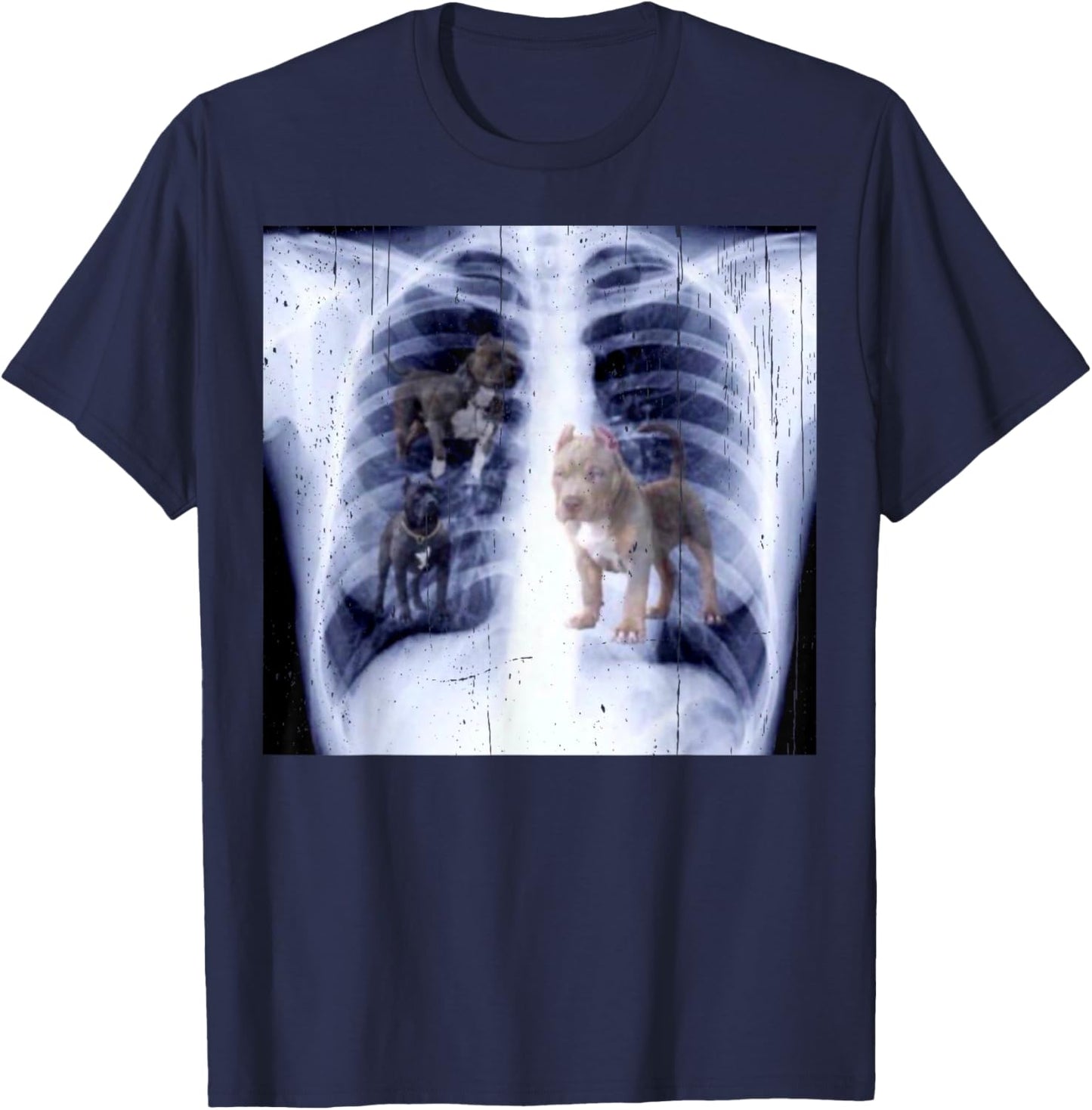 Vintage I Got That Dog In Me Xray Meme Classic Dog T-Shirt - T-Shirt | Navy