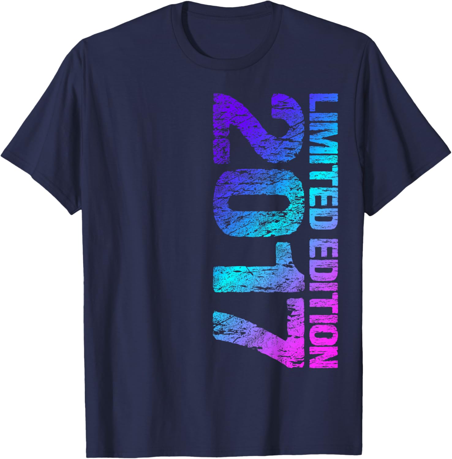 2017 Boy Girl 9th Birthday Limited Edition 9 T-Shirt - T-Shirt | Navy