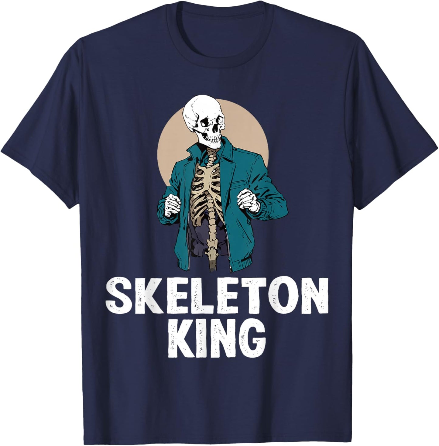 Skeleton King T-Shirt - T-Shirt | Navy
