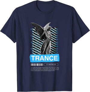 Trance Angel EDM Rave T-Shirt - T-Shirt | Navy