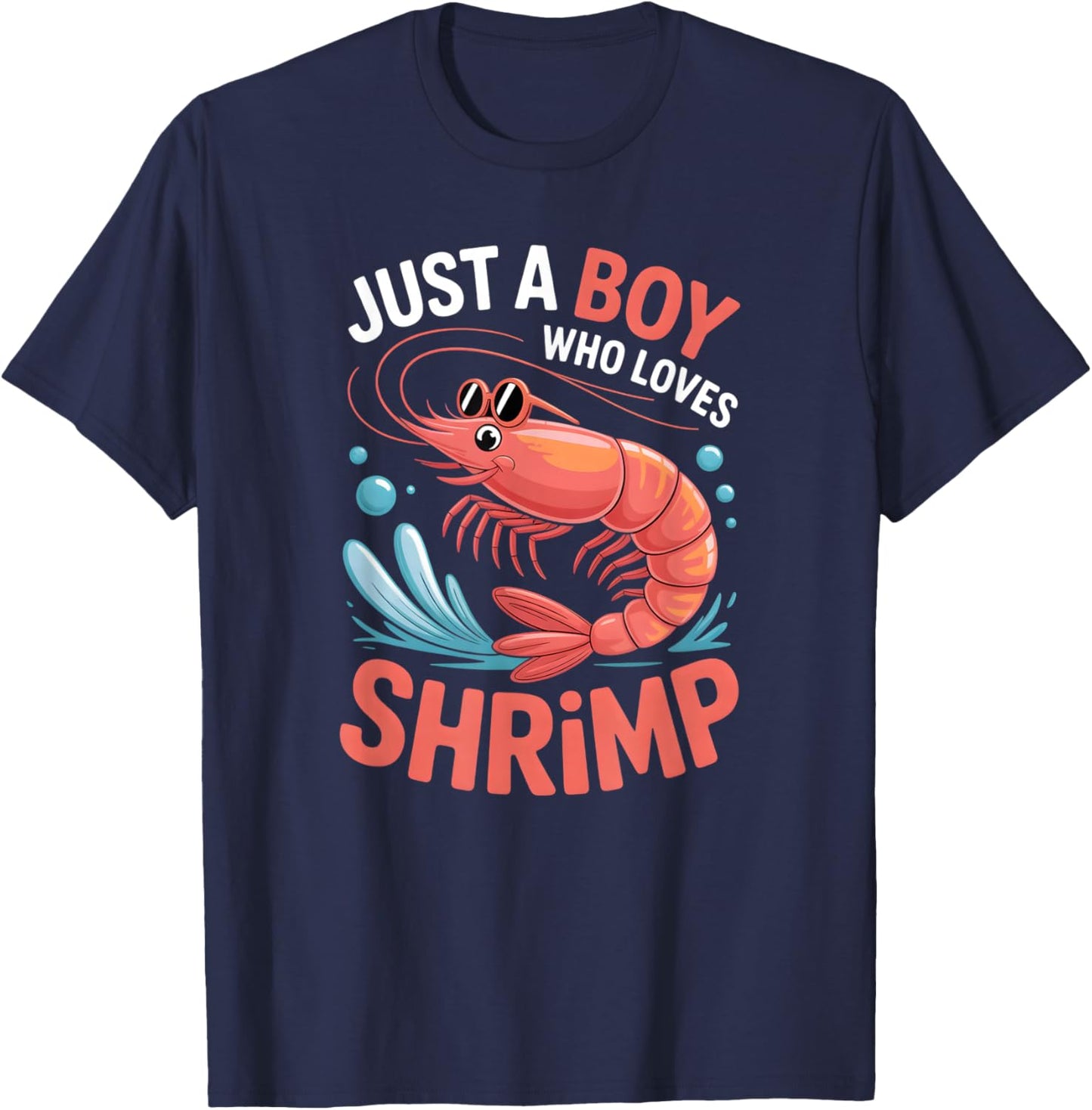 Boys Shrimp T-Shirt - T-Shirt | Navy