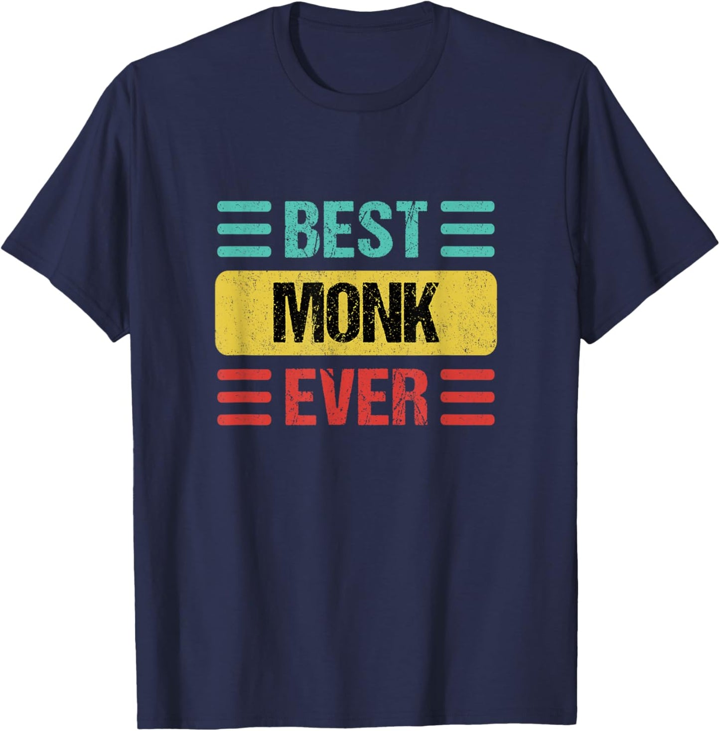 Monk T-Shirt - T-Shirt | Navy
