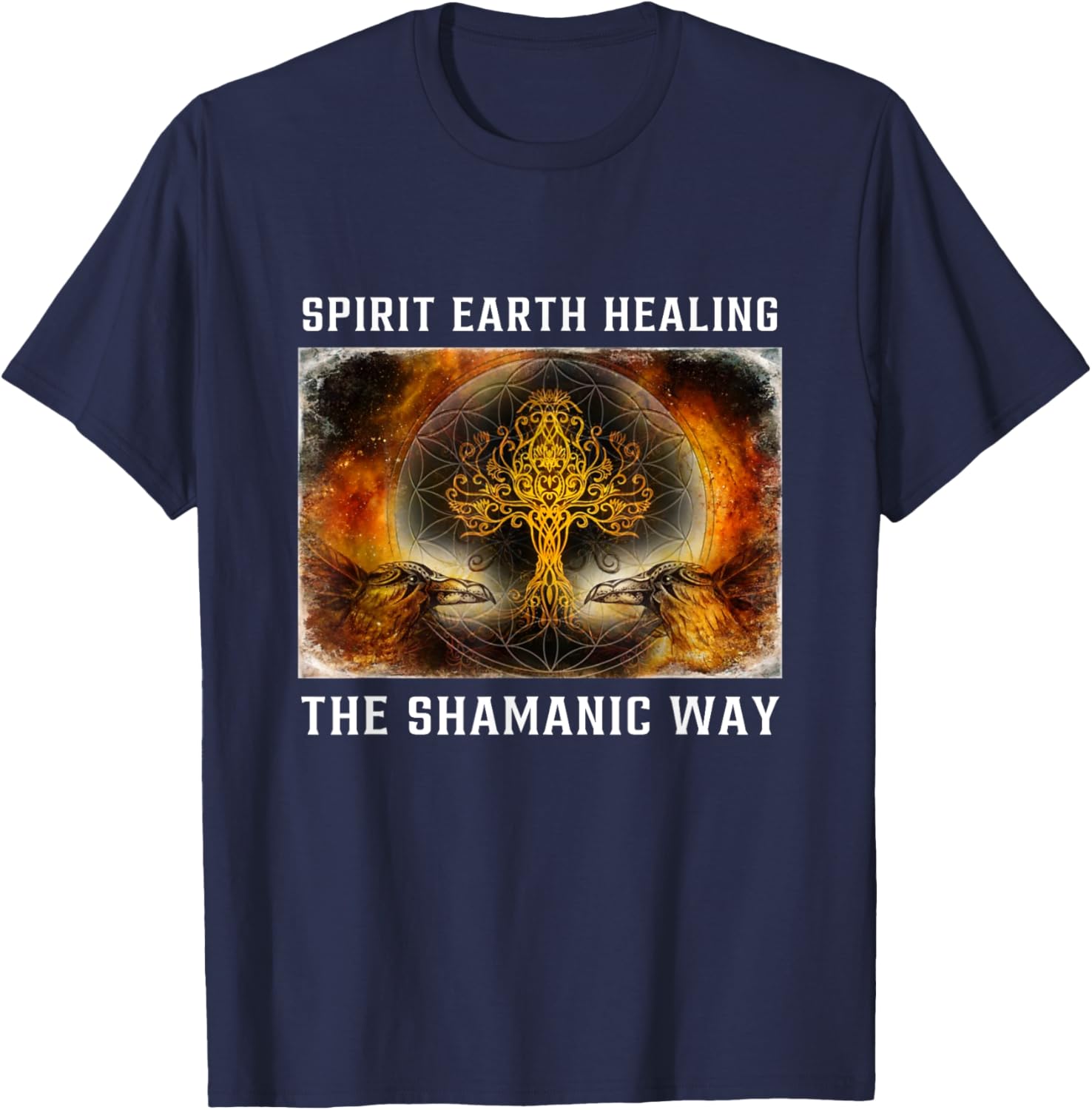Shamanic Healing Method Spiritual Healer Shaman T-Shirt - T-Shirt | Navy