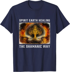 Shamanic Healing Method Spiritual Healer Shaman T-Shirt - T-Shirt | Navy
