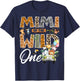 Mimi of The Wild One 1st Birthday Boy Safari Jungle T-Shirt - T-Shirt | Navy