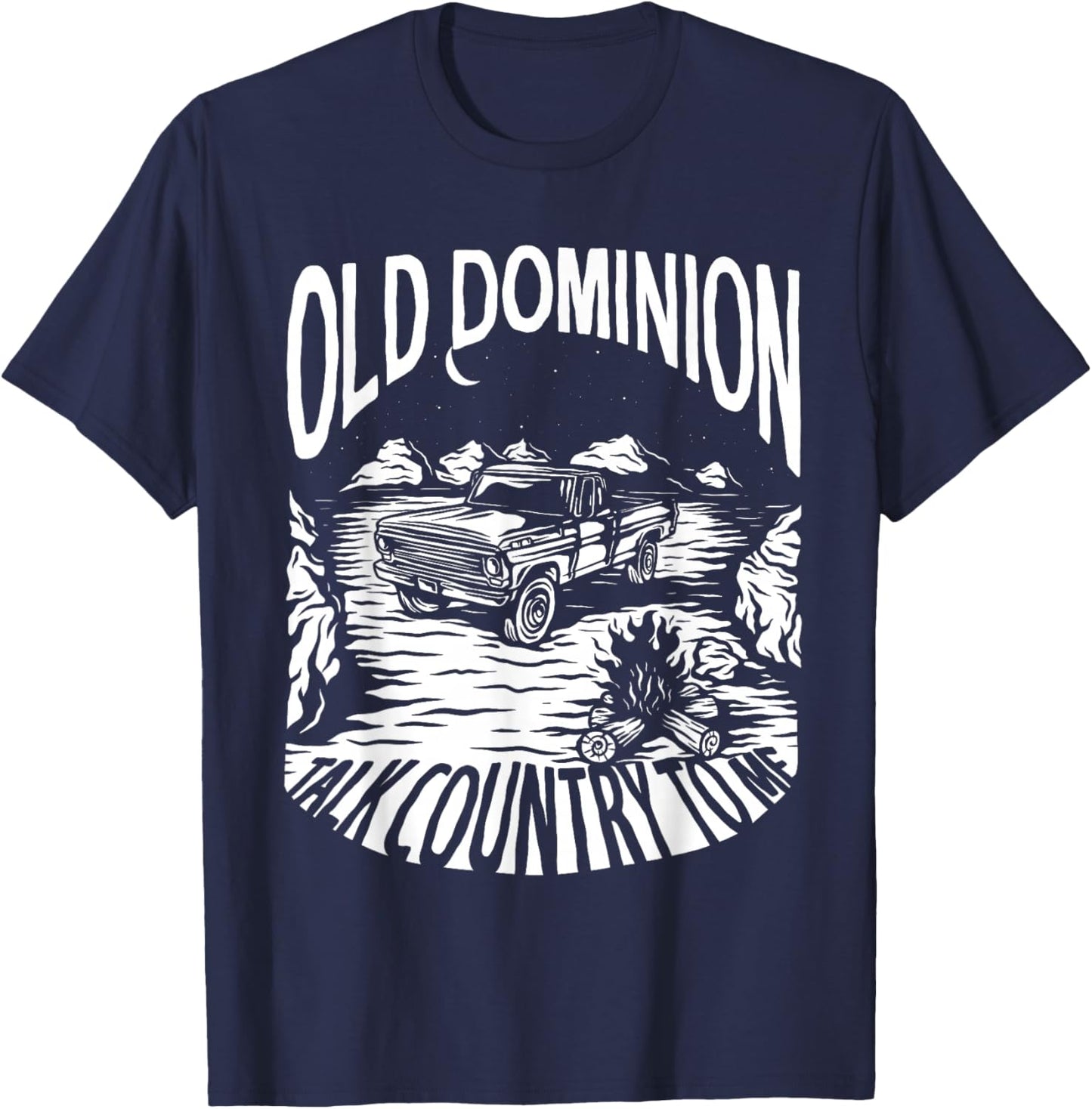 Old Dominion - Talk Country to Me T-Shirt - T-Shirt | Navy
