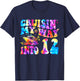 Cruisin My Way Into 12 Years Old 12th Birthday Cruise Trip T-Shirt - T-Shirt | Navy