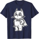 Cat Bat Costume Cute Kitten T-Shirt - T-Shirt | Navy