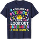 So Long Preschool Look Out Kindergarten Teacher Kid Boy Girl T-Shirt - T-Shirt | Navy