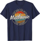 Mechanic Man Myth Legend Vintage Stamp Auto Technician T-Shirt - T-Shirt | Navy