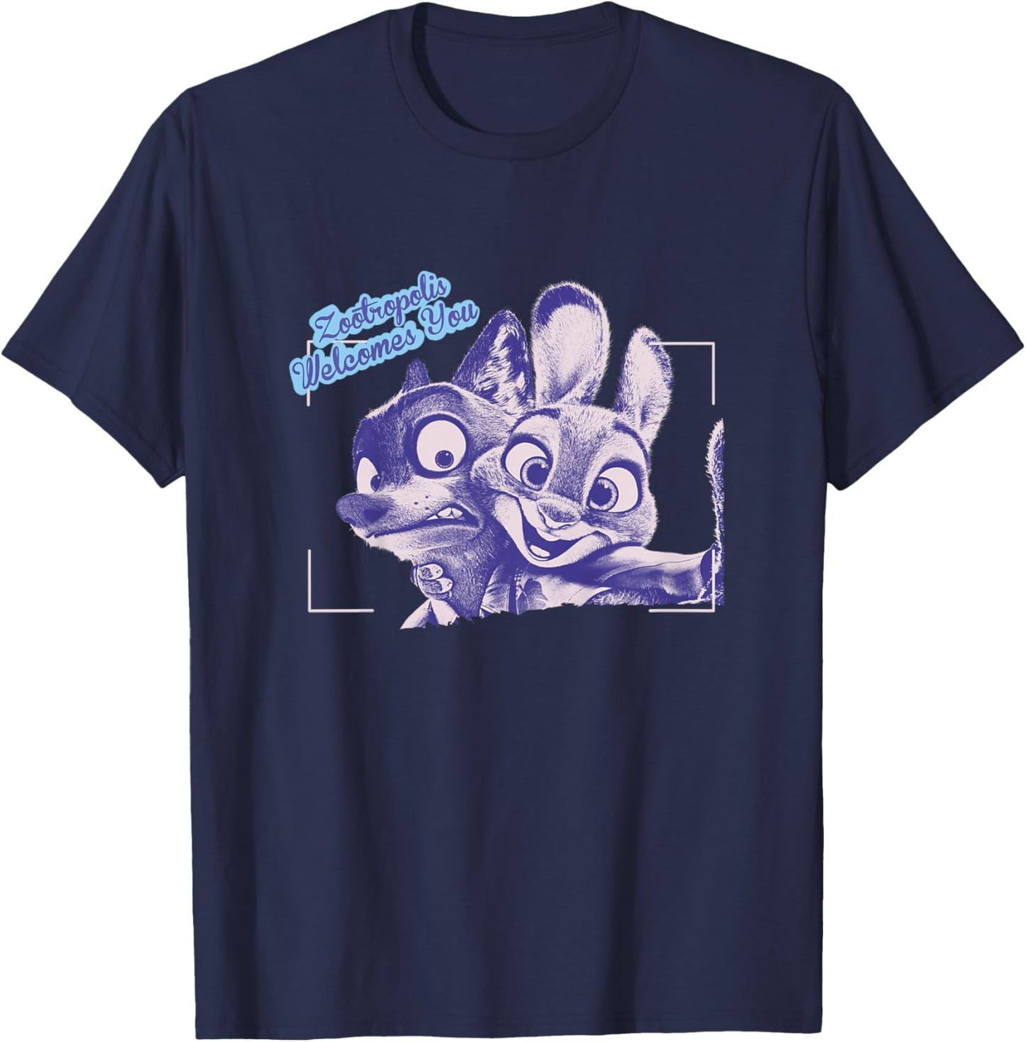 Zoomania Welcomes You T-Shirt - T-Shirt | Navy
