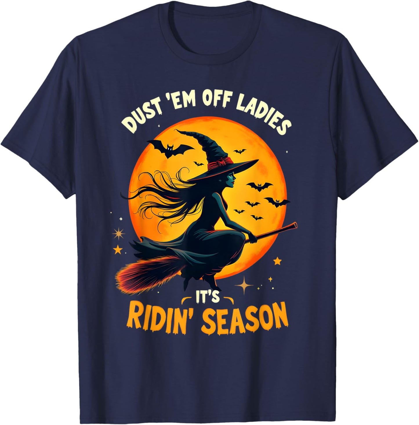 Dust 'Em Off Ladies It's Ridin' Season T-Shirt - T-Shirt | Navy