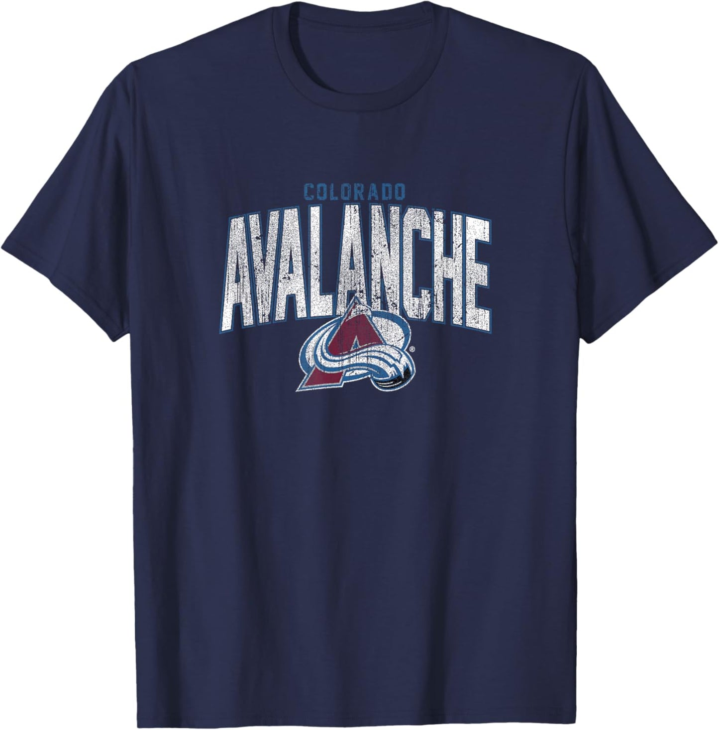 Colorado Avalanche Classic Logo Shirt | NHL Offizieller AVS Fan T-Shirt - T-Shirt | Navy