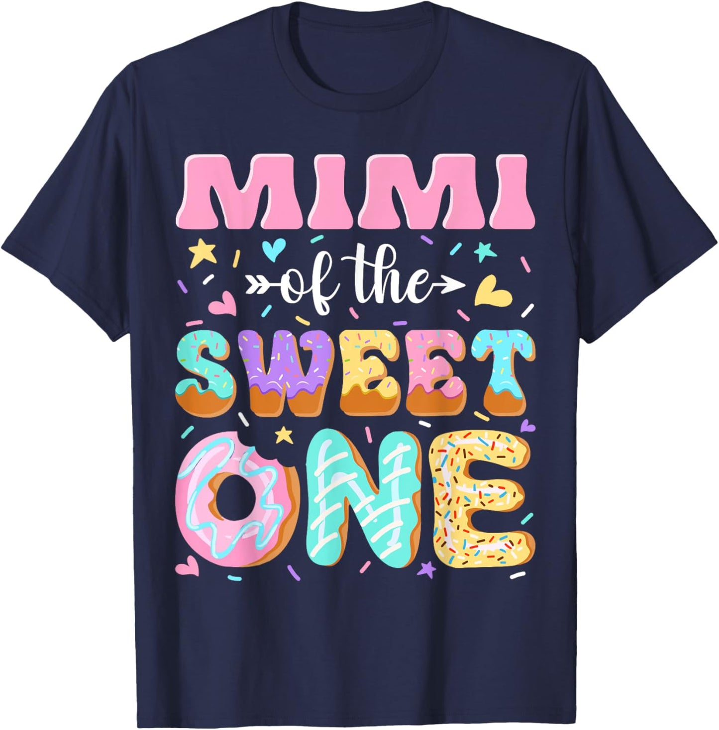 Mimi of The Sweet One First Birthday Matching Family T-Shirt - T-Shirt | Navy