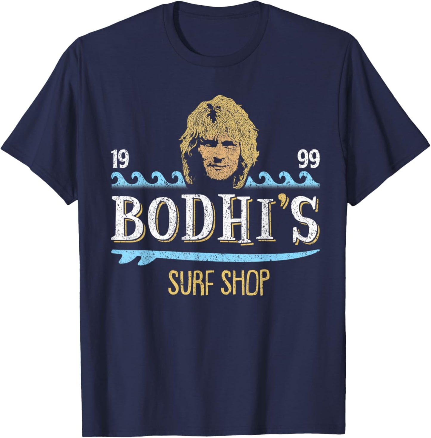 Bodhis Vintage Surf Shop 90s Movie T-Shirt - T-Shirt | Navy