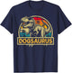 Dogsaurus T Rex Dinosaur Dog Saurus Family Matching Men Women Kids T-Shirt - T-Shirt | Navy