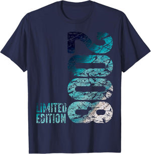 18e Anniversaire garçon Fille 18 Ans 2008 Cadeau drôle T-Shirt - T-Shirt | Navy