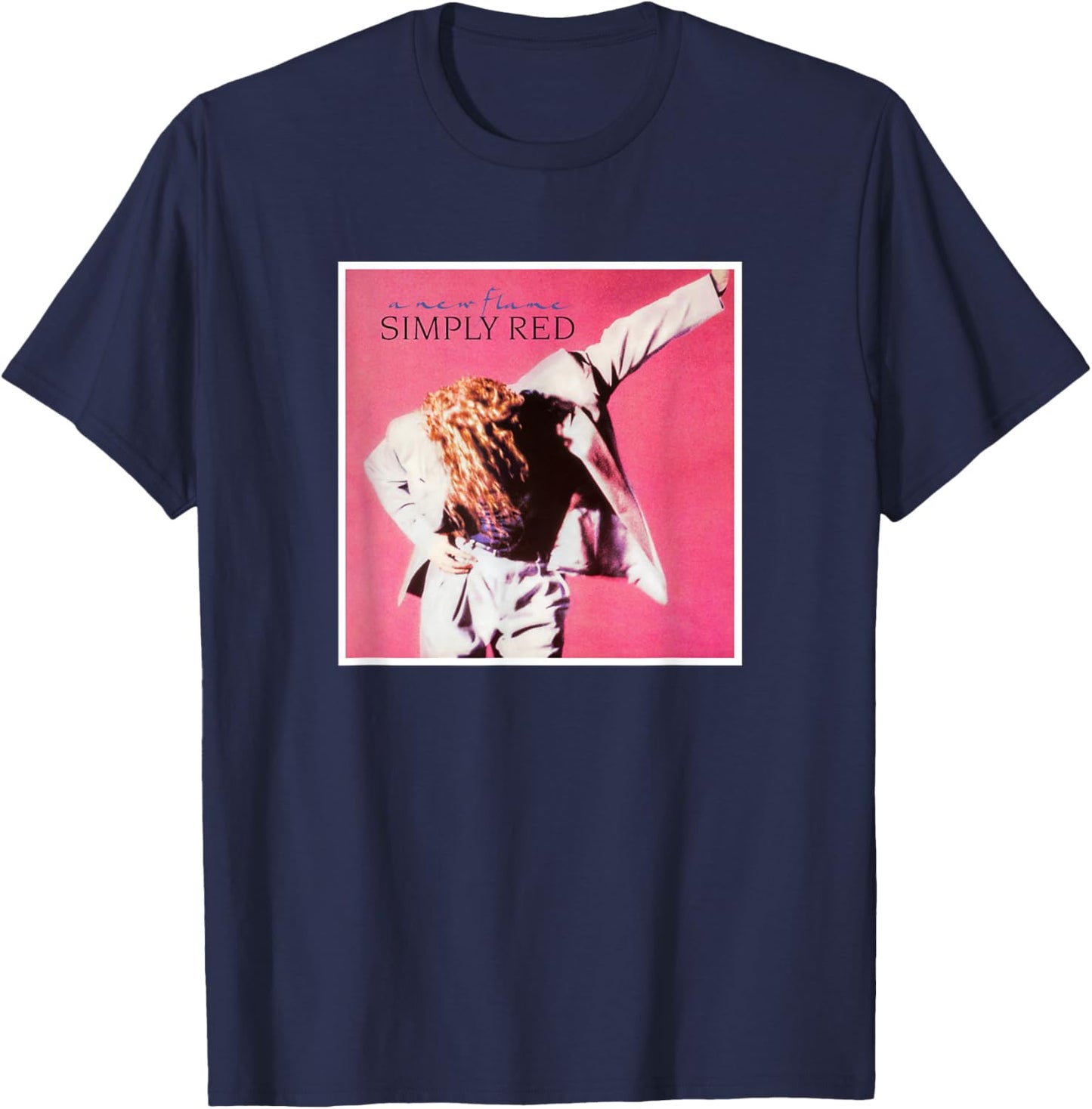 Simply Red "A New Flame" T-Shirt - T-Shirt | Navy