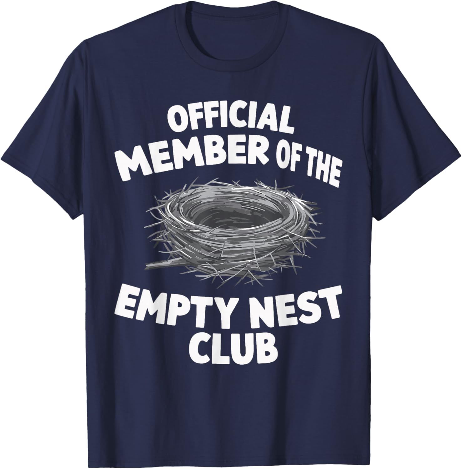 Official Member of the Empty Nest Club T-Shirt - T-Shirt | Navy
