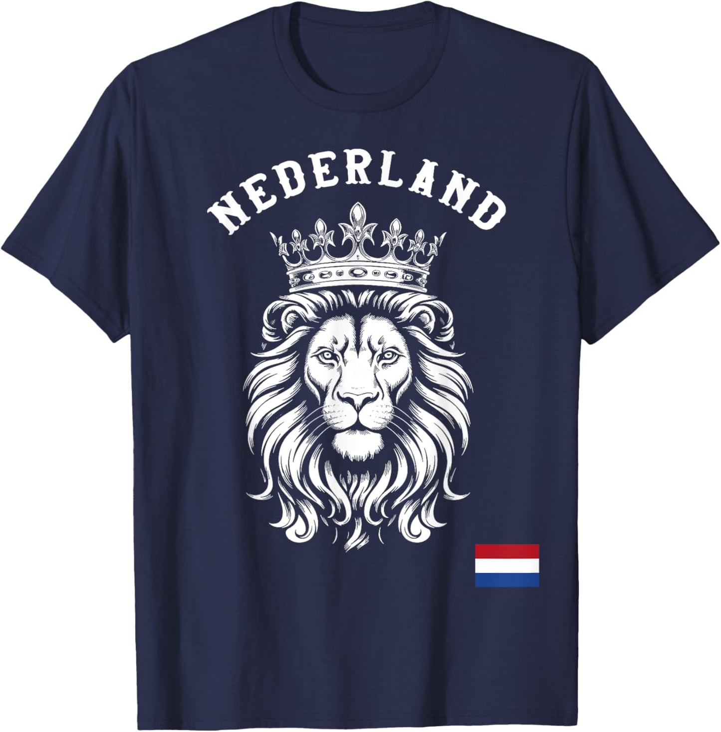 Niederlande Geschenk Flagge Holland Vintage Nederland T-Shirt - T-Shirt | Navy