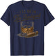 (On Back) I'll Be in The Backyard Funny Bourbon Cigar Lover T-Shirt - T-Shirt | Navy