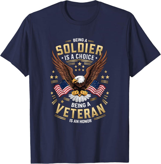 Veteran USA Veterans Day US Army America Veteran T-Shirt - T-Shirt | Navy