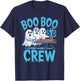 Funny Boo Boo Crew EMT Nurse Halloween Costumes Men Women T-Shirt - T-Shirt | Navy
