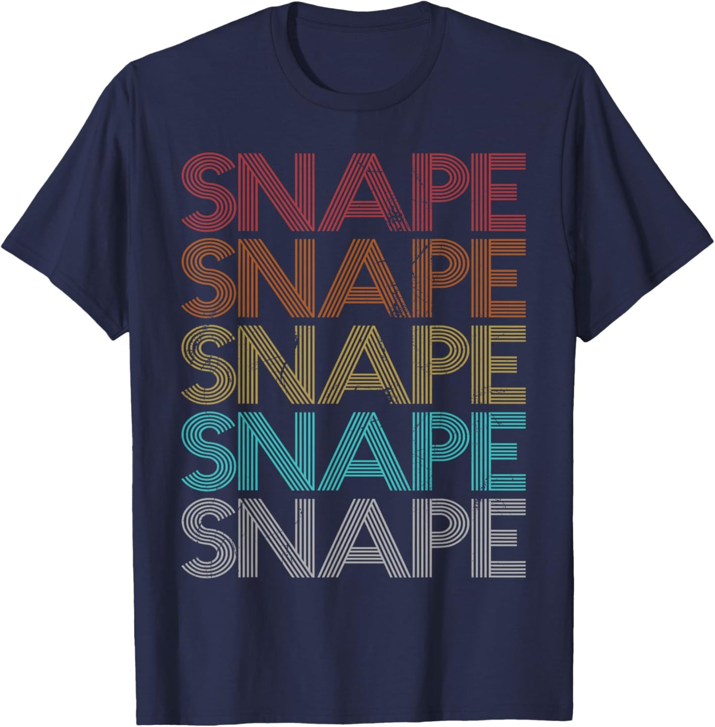 Retro Vintage Snape T-Shirt - T-Shirt | Navy