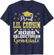Proud Lil Cousin of 2026 Valedictorian Graduate 26 T-Shirt - T-Shirt | Navy