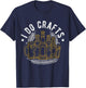 I DO CRAFTS Craft Beer Home Brew T-Shirt - T-Shirt | Navy