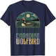 Funny Stupid Canadian Wolf Bird Lover Loon T-Shirt - T-Shirt | Navy