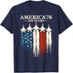 American 250 Years 1776 2026 250th Anniversary US Flag T-Shirt - T-Shirt | Navy