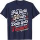 50th Birthday Man Funny Gift Funny T-Shirt - T-Shirt | Navy
