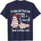 Torn Between Looking Like A Snack Or Eating One Christmas T-Shirt - T-Shirt | Navy