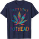 Pretty Little Pothead Funny Weed Cannabis T-Shirt - T-Shirt | Navy
