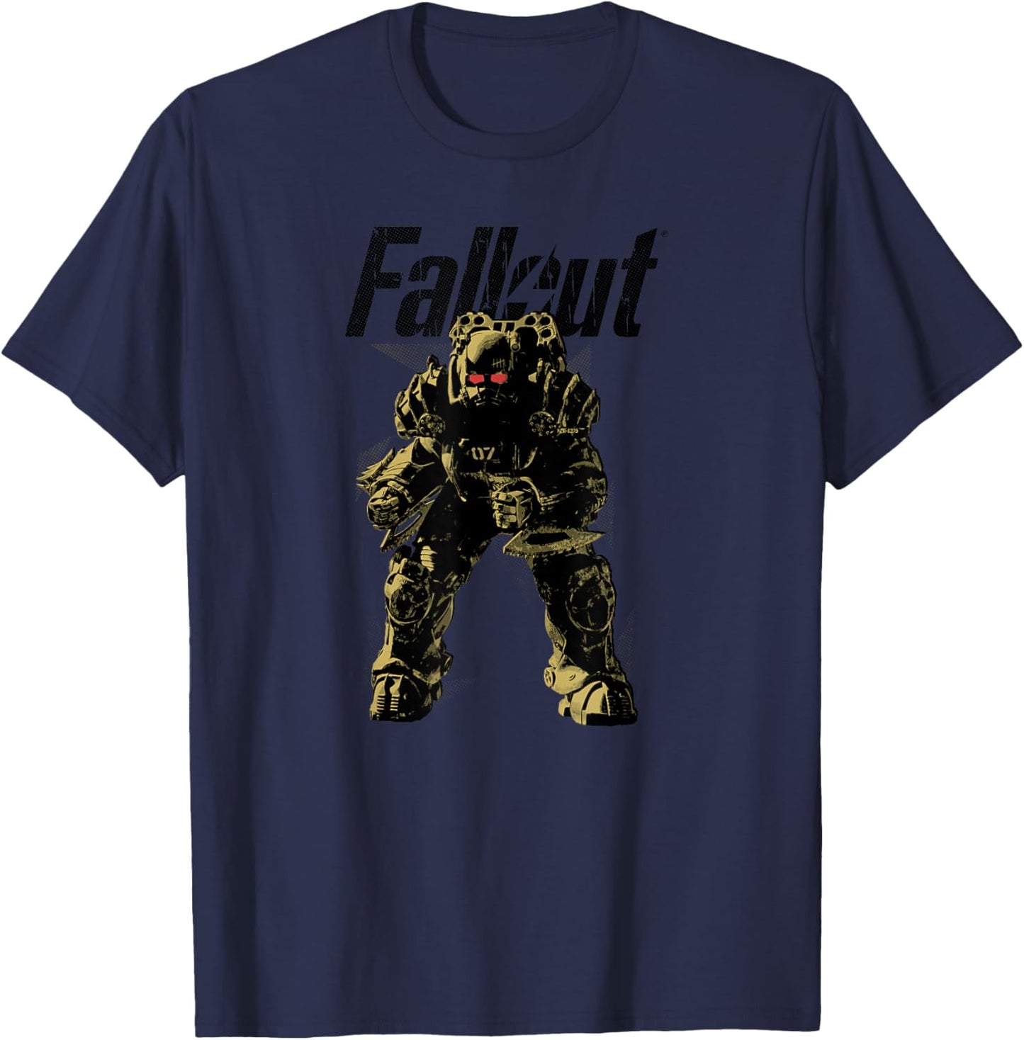 Fallout - Powerful Armor T-Shirt - T-Shirt | Navy