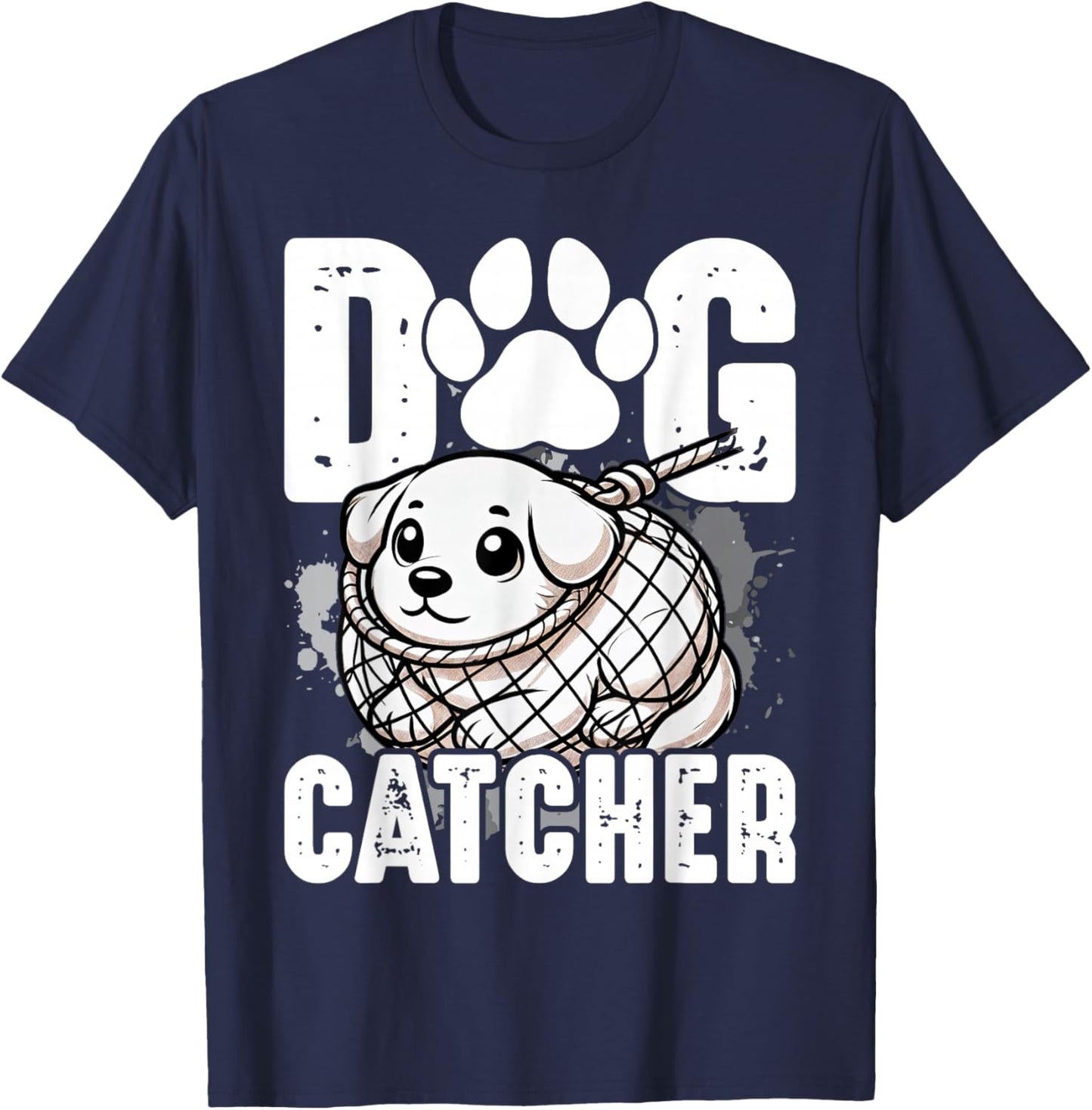 Dog Catcher Matching Costume T-Shirt - T-Shirt | Navy