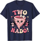 Two Nado 2nd Birthday Funny 2 Year Old Girls Kids Toddler T-Shirt - T-Shirt | Navy