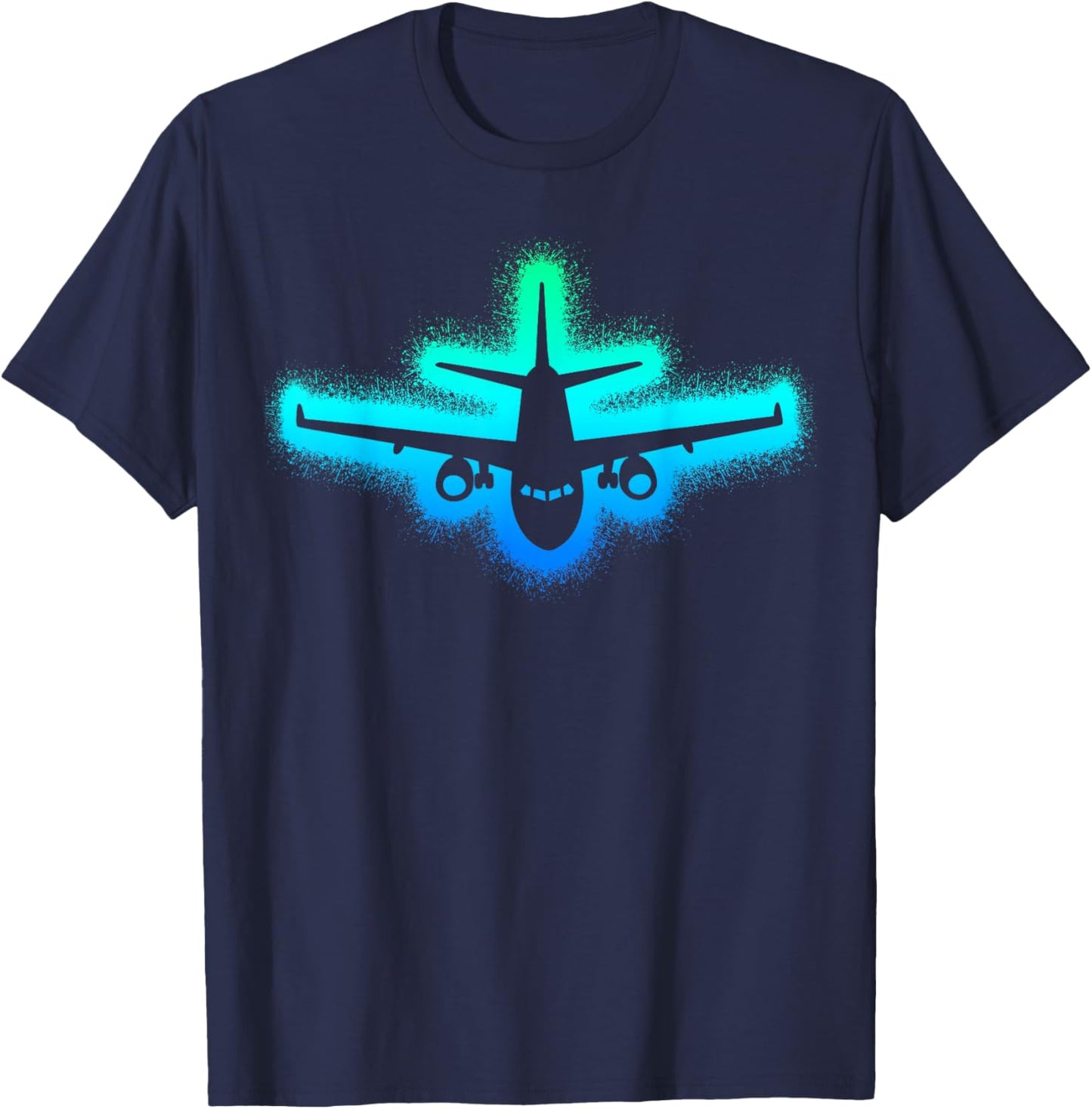 Airplane Aviation Kids Men Pilot Boys T-Shirt - T-Shirt | Navy