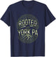Rooted in York PA Local Heritage Pride T-Shirt - T-Shirt | Navy
