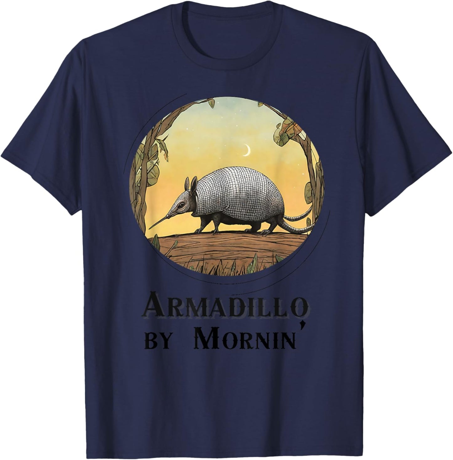 Armadillo by Morning T-Shirt - T-Shirt | Navy