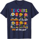 Funny End of the Year School Teachers Flowers T-Shirt - T-Shirt | Navy