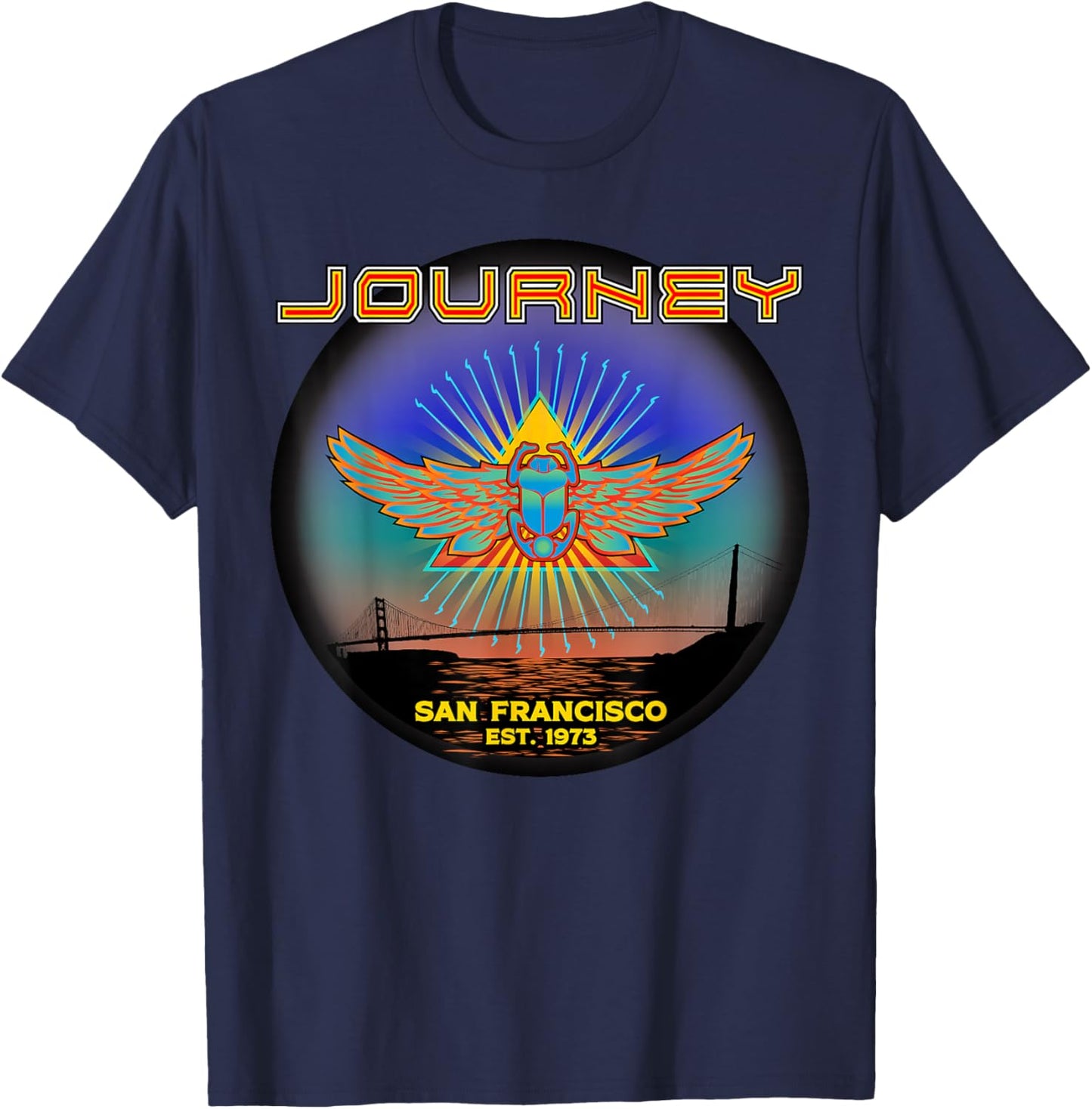 Journey SF Scar T-Shirt - T-Shirt | Navy